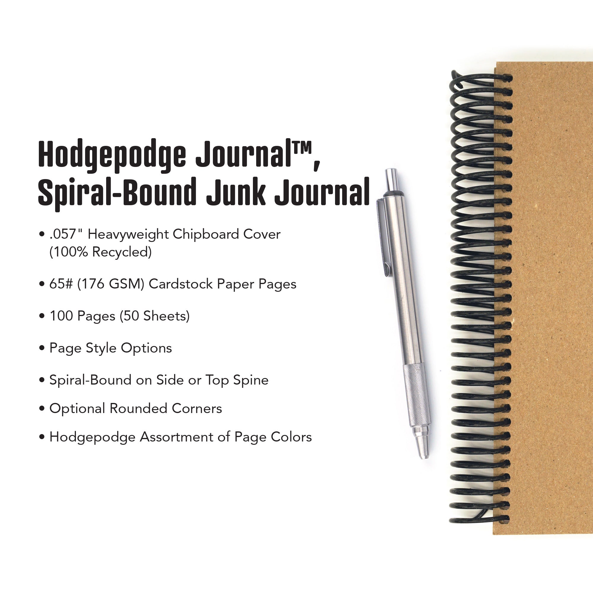 Hodgepodge Journal™, Spiral-Bound Junk Journal - Image 5