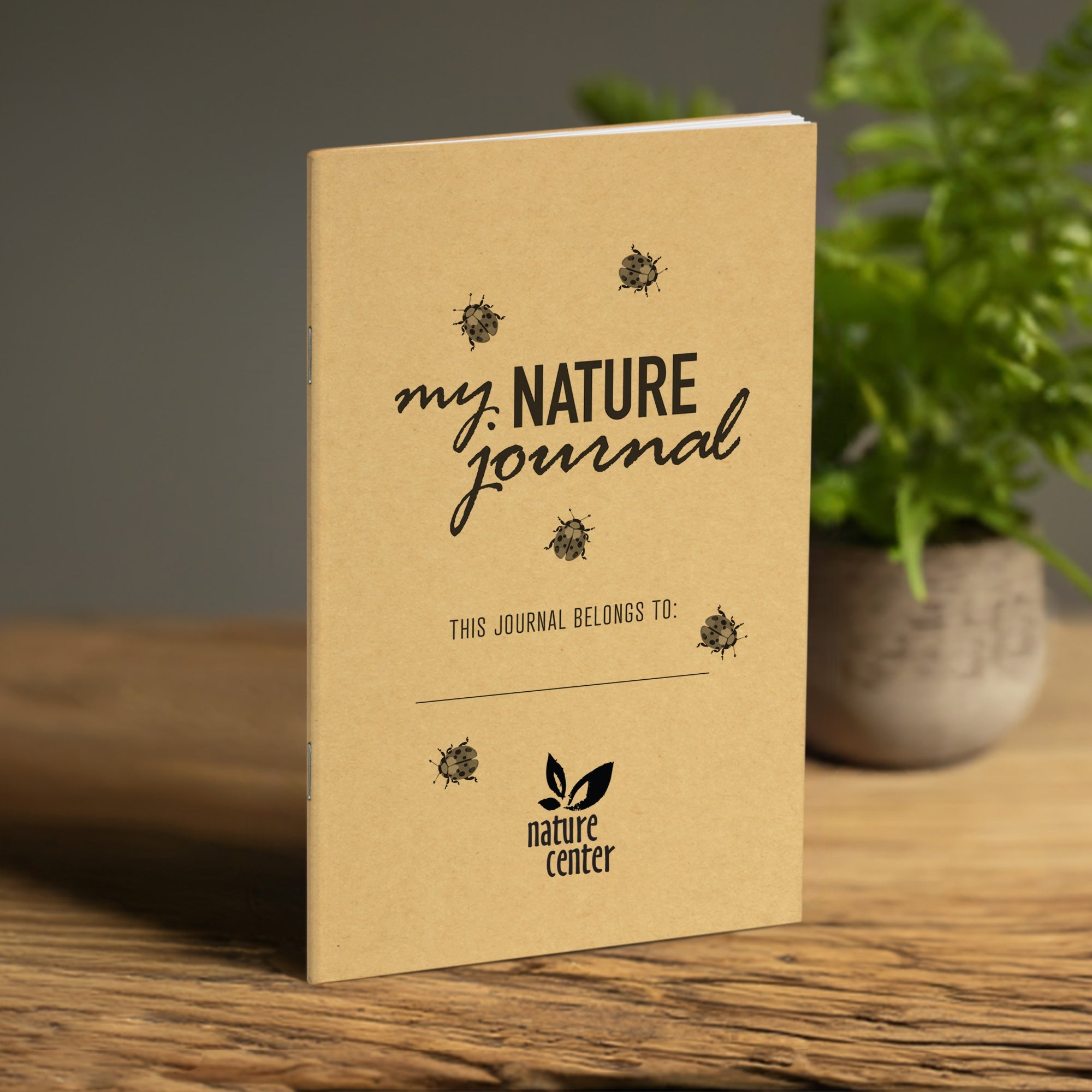 Nature Journal, Ladybugs, Standard Stapled Notebook, Add Your Logo - Image 5