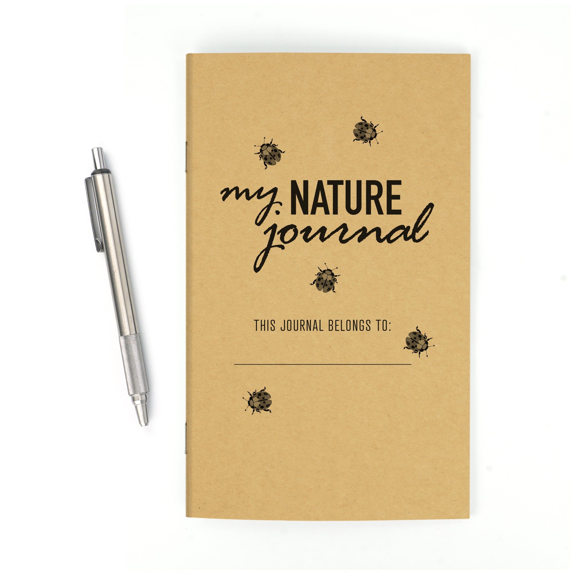 Nature Journal, Ladybugs, Standard Stapled Notebook, Add Your Logo - Image 2
