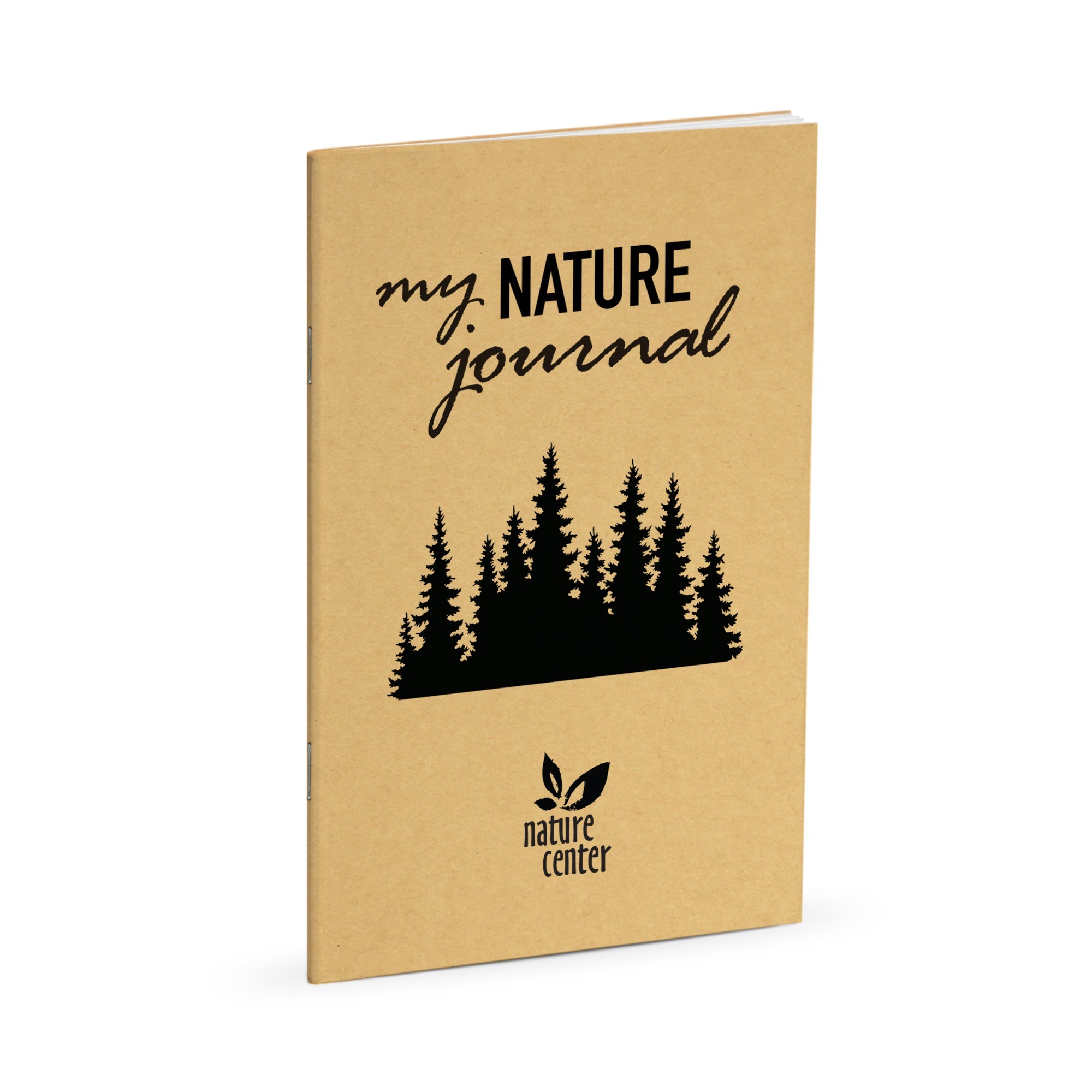 Nature Journal, Pines, Standard Stapled Notebook, Add Your Logo - Image 5