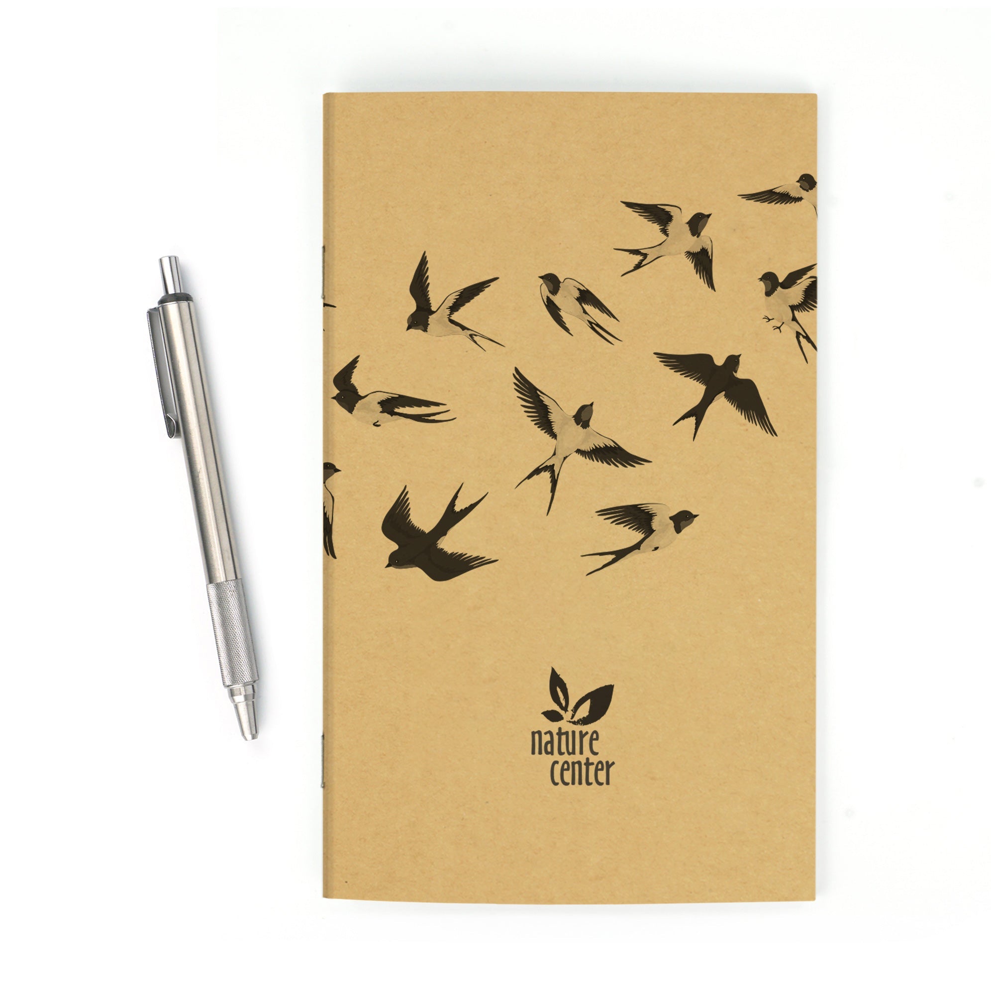 Nature Journal, Swallows, Standard Stapled Notebook, Add Your Logo - Image 4