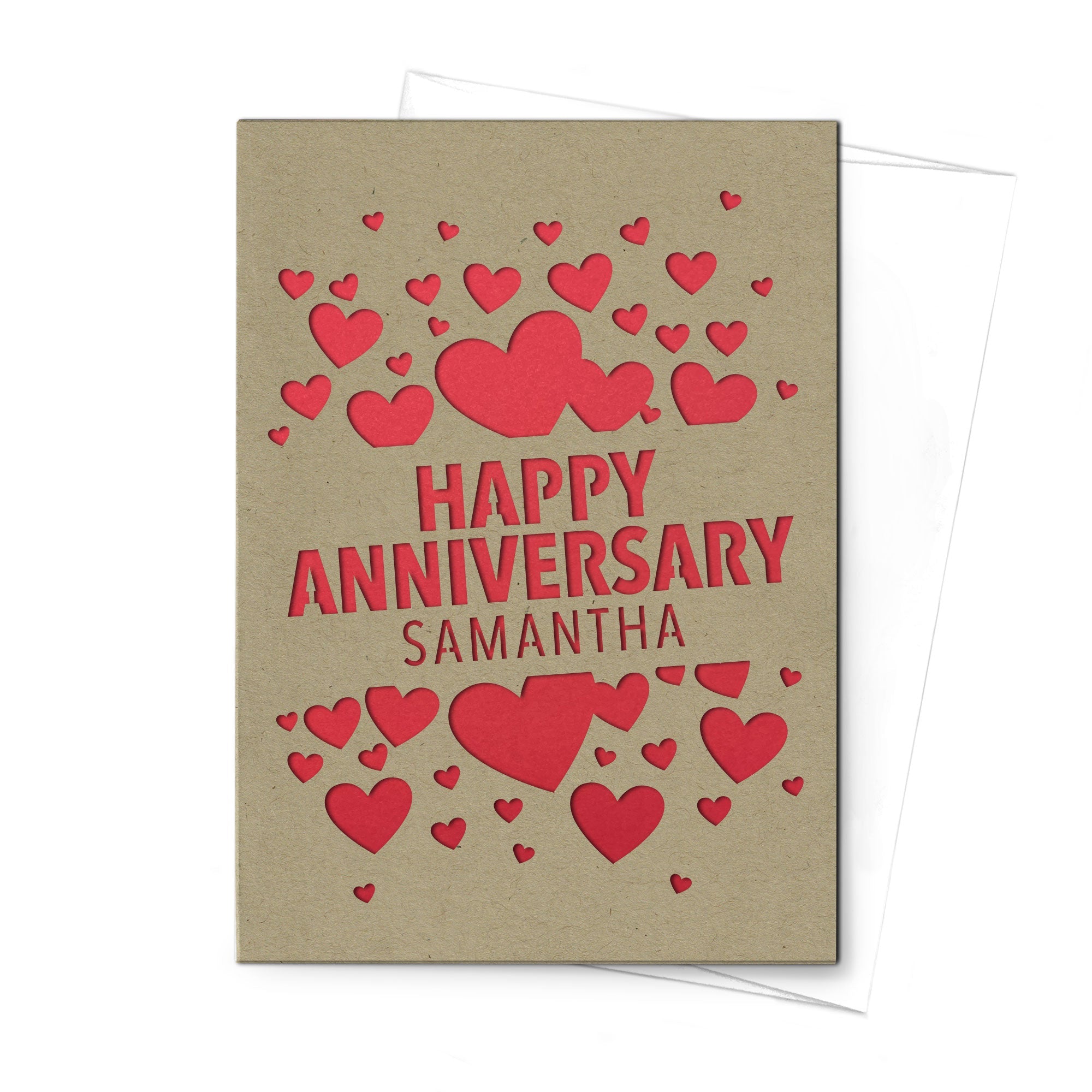 Personalized Greeting Card, Happy Anniversary, A7-PCD-003-01 - Image 5