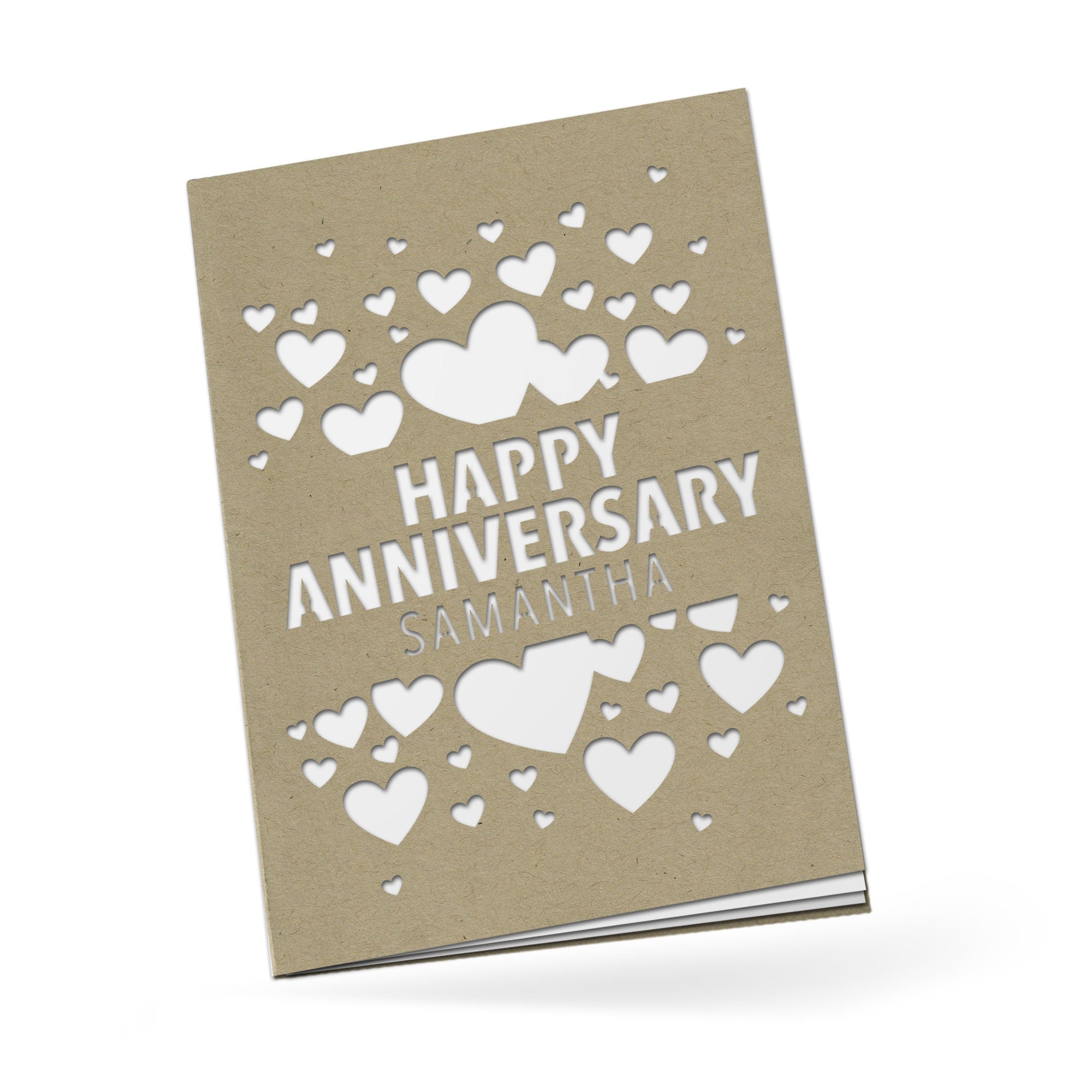 Personalized Greeting Card, Happy Anniversary, A7-PCD-003-01 - Image 4