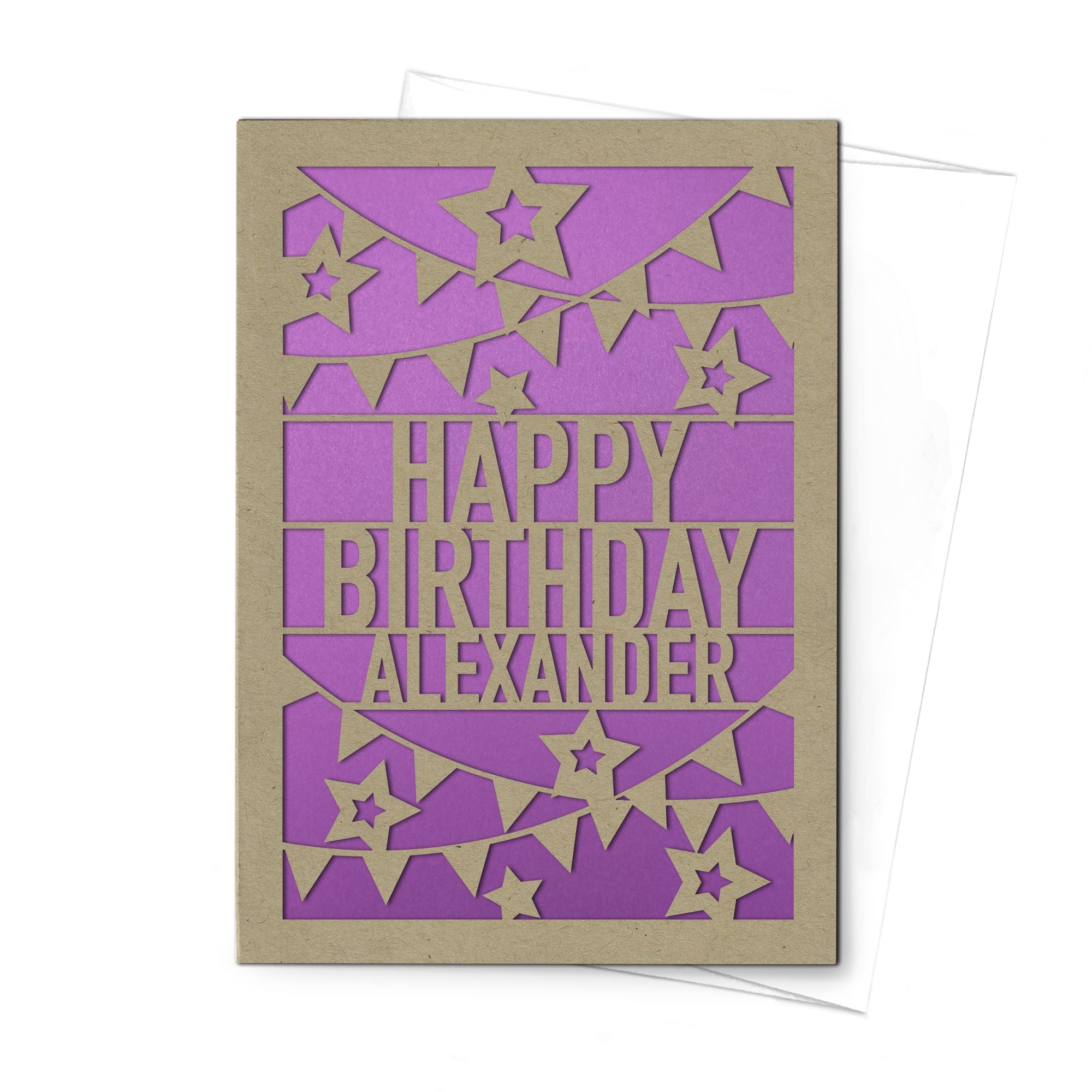 Personalized Greeting Card, Happy Birthday, A7-PCD-001-01 - Image 2