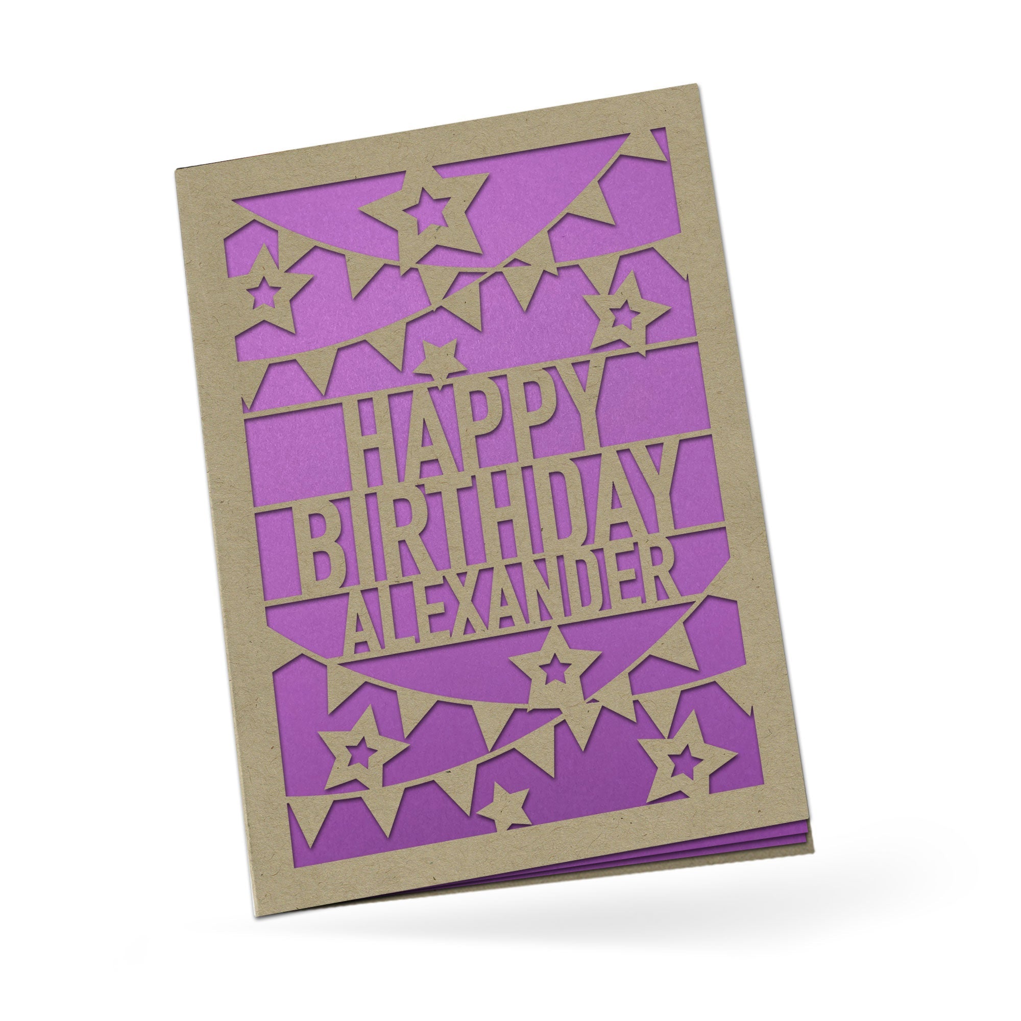Personalized Greeting Card, Happy Birthday, A7-PCD-001-01 - Image 3