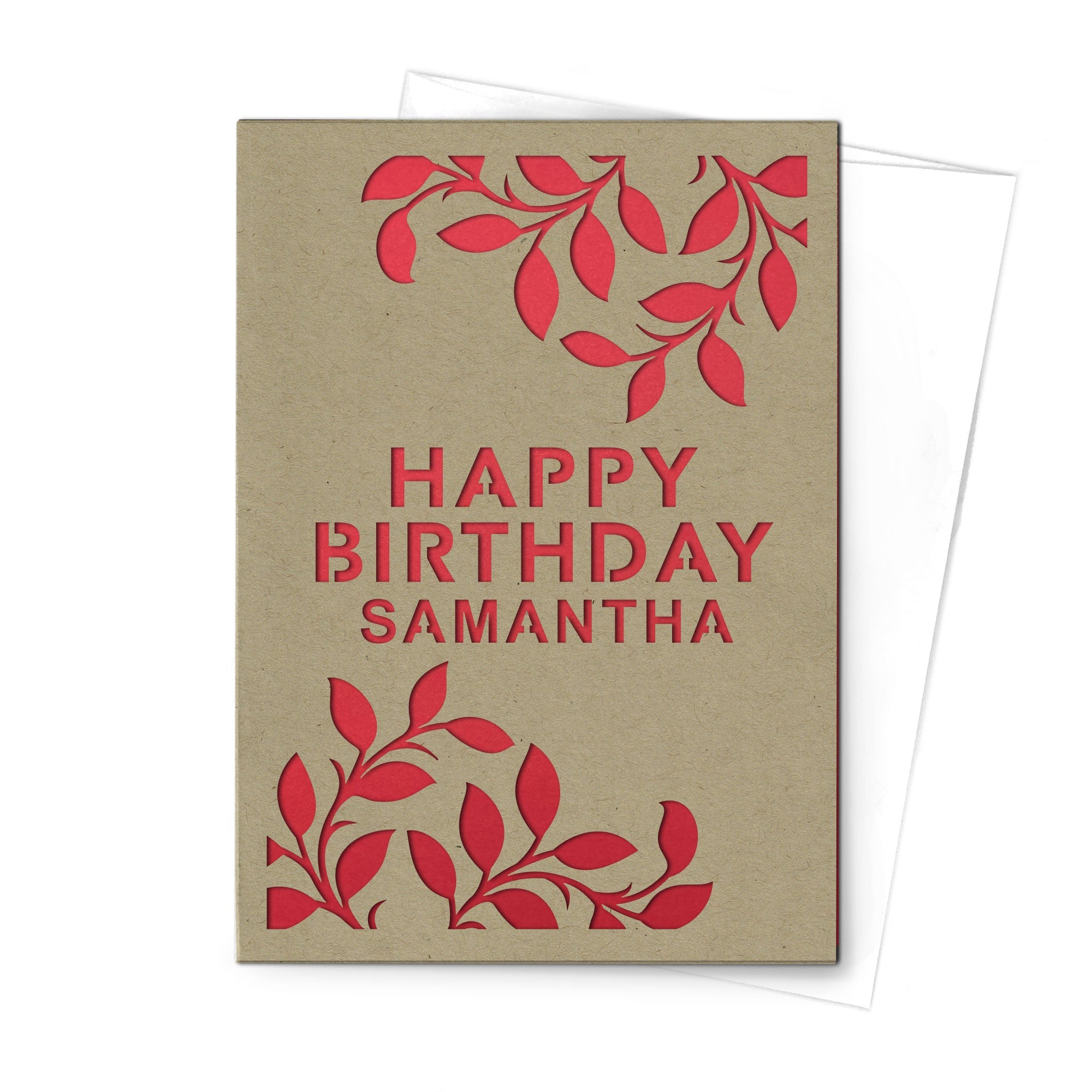 Personalized Greeting Card, Happy Birthday, A7-PCD-008-01 - Image 2