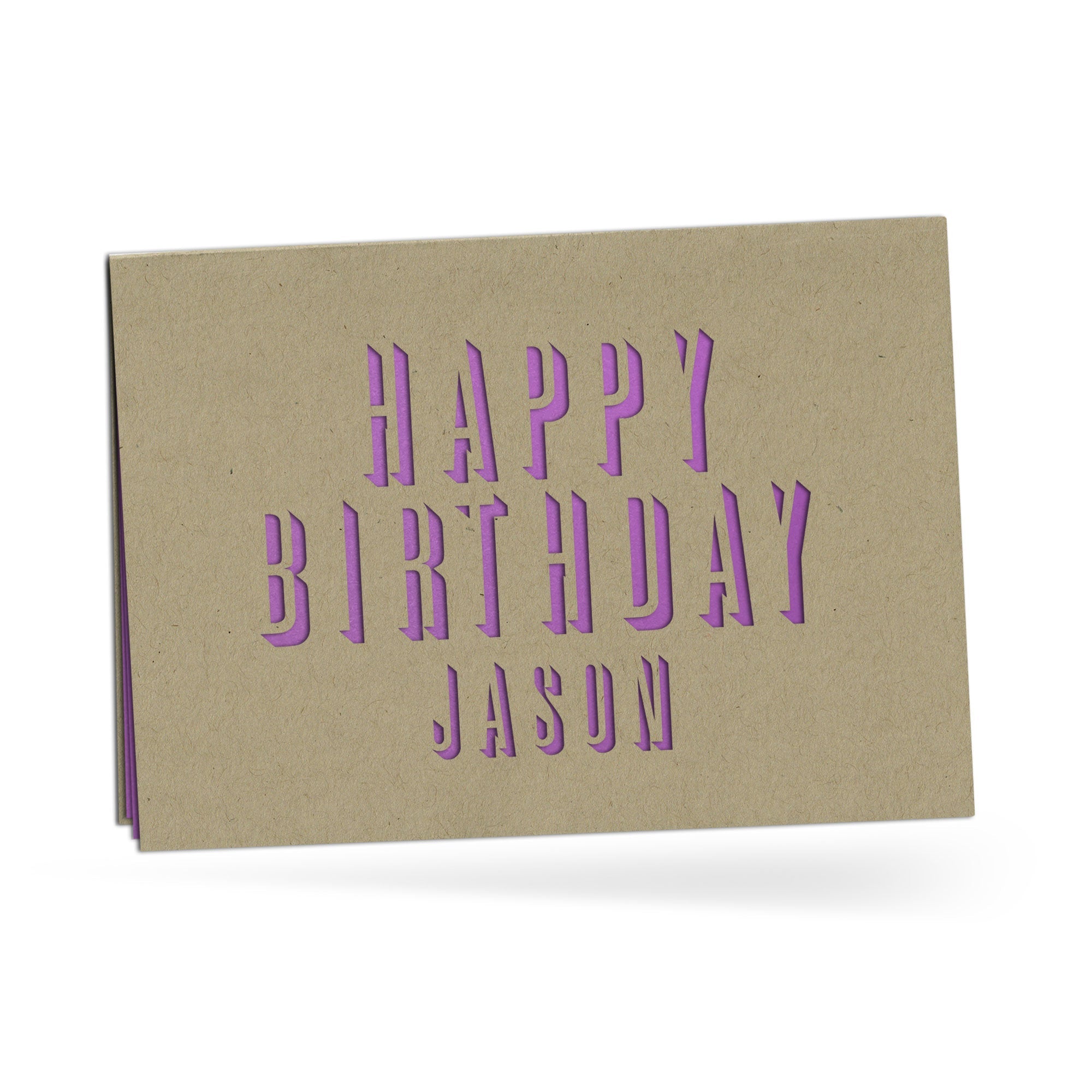 Personalized Greeting Card, Happy Birthday, A7-PCD-010-01 - Image 2