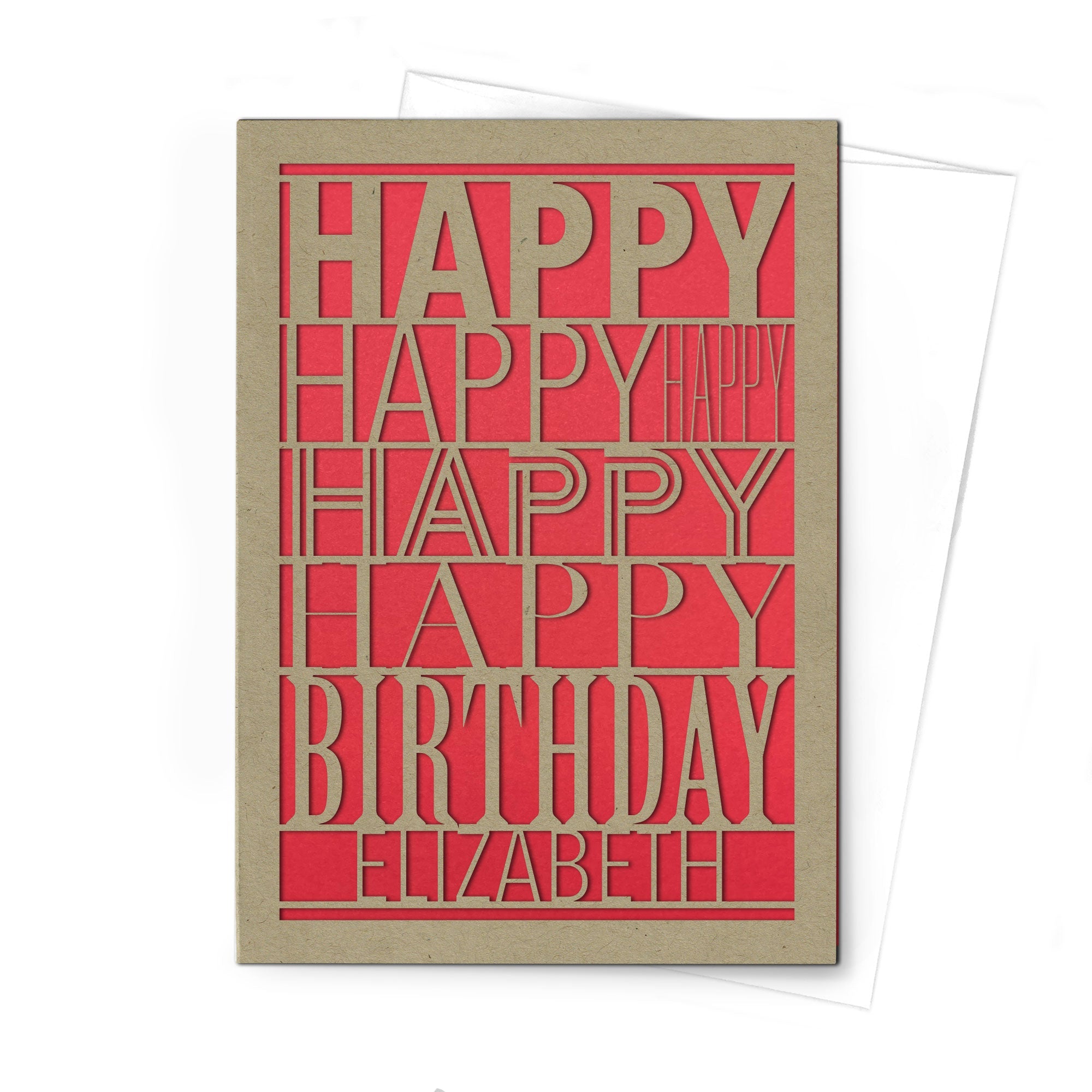 Personalized Greeting Card, Happy Birthday, A7-PCD-014-01 - Image 5