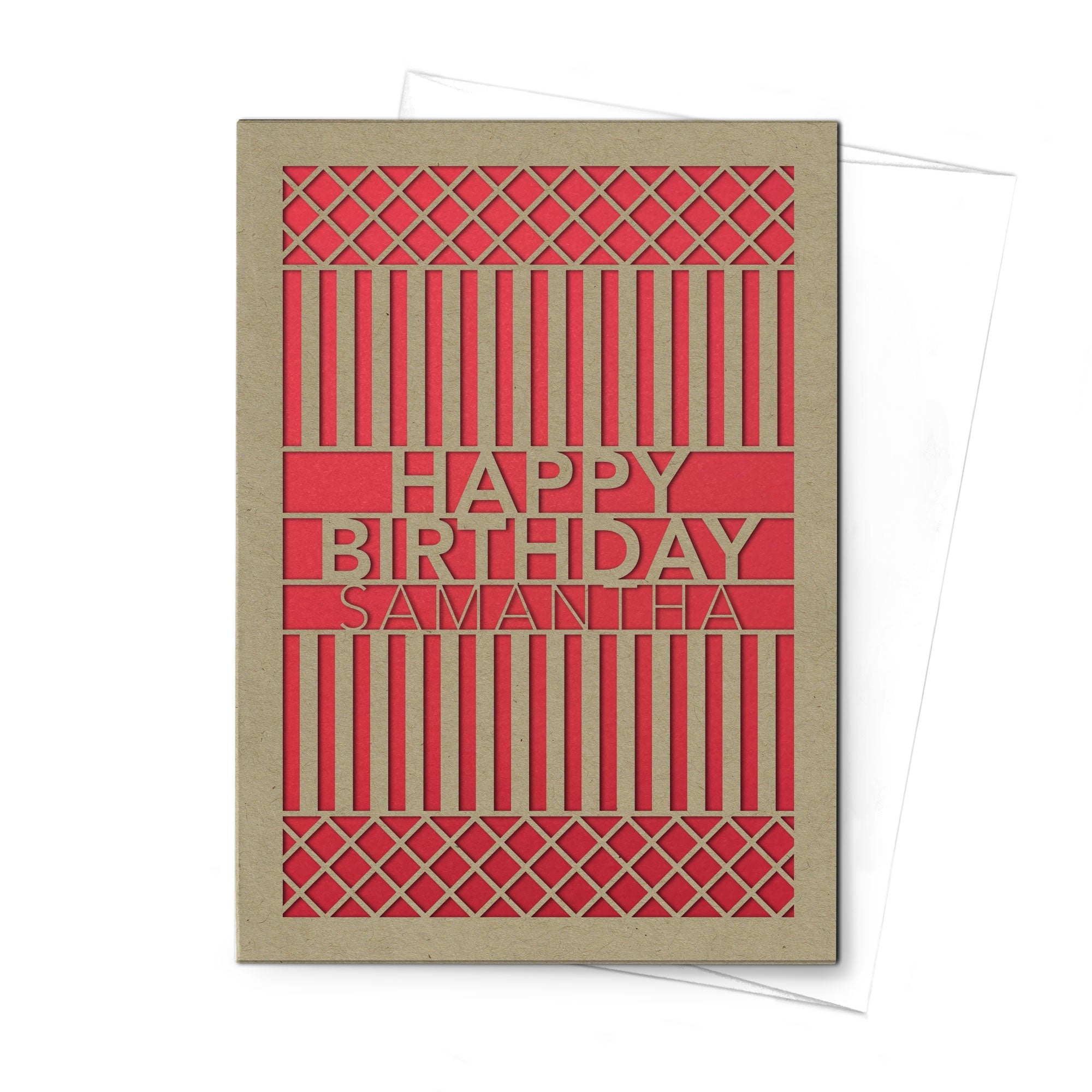 Personalized Greeting Card, Happy Birthday, A7-PCD-016-01 - Image 3