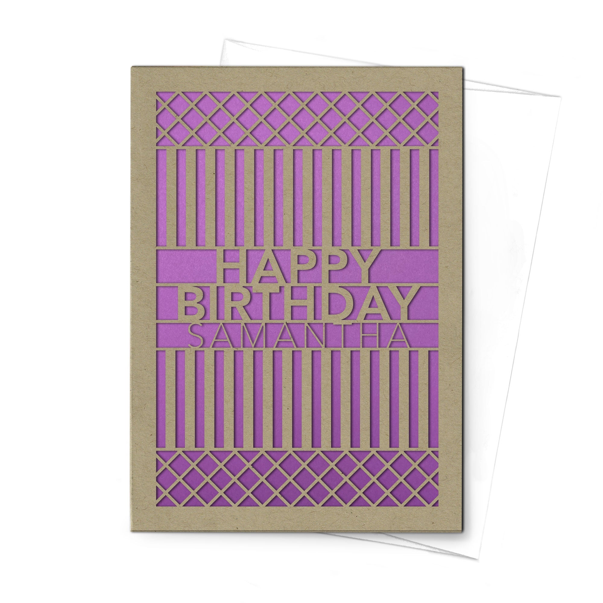 Personalized Greeting Card, Happy Birthday, A7-PCD-016-01 - Image 2