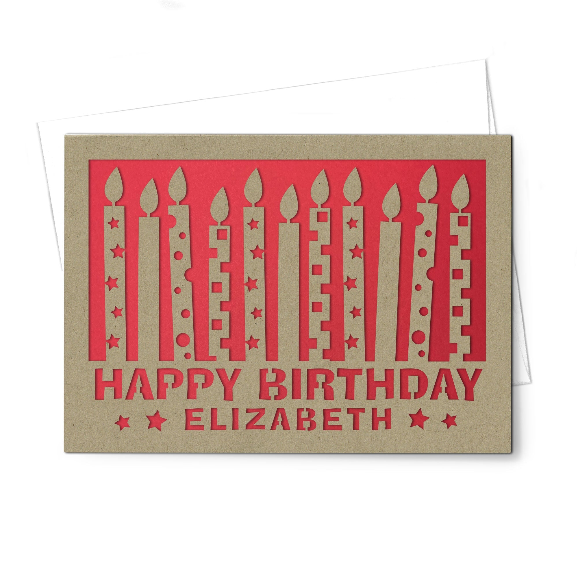 Personalized Greeting Card, Happy Birthday, A7-PCD-017-01 - Image 3