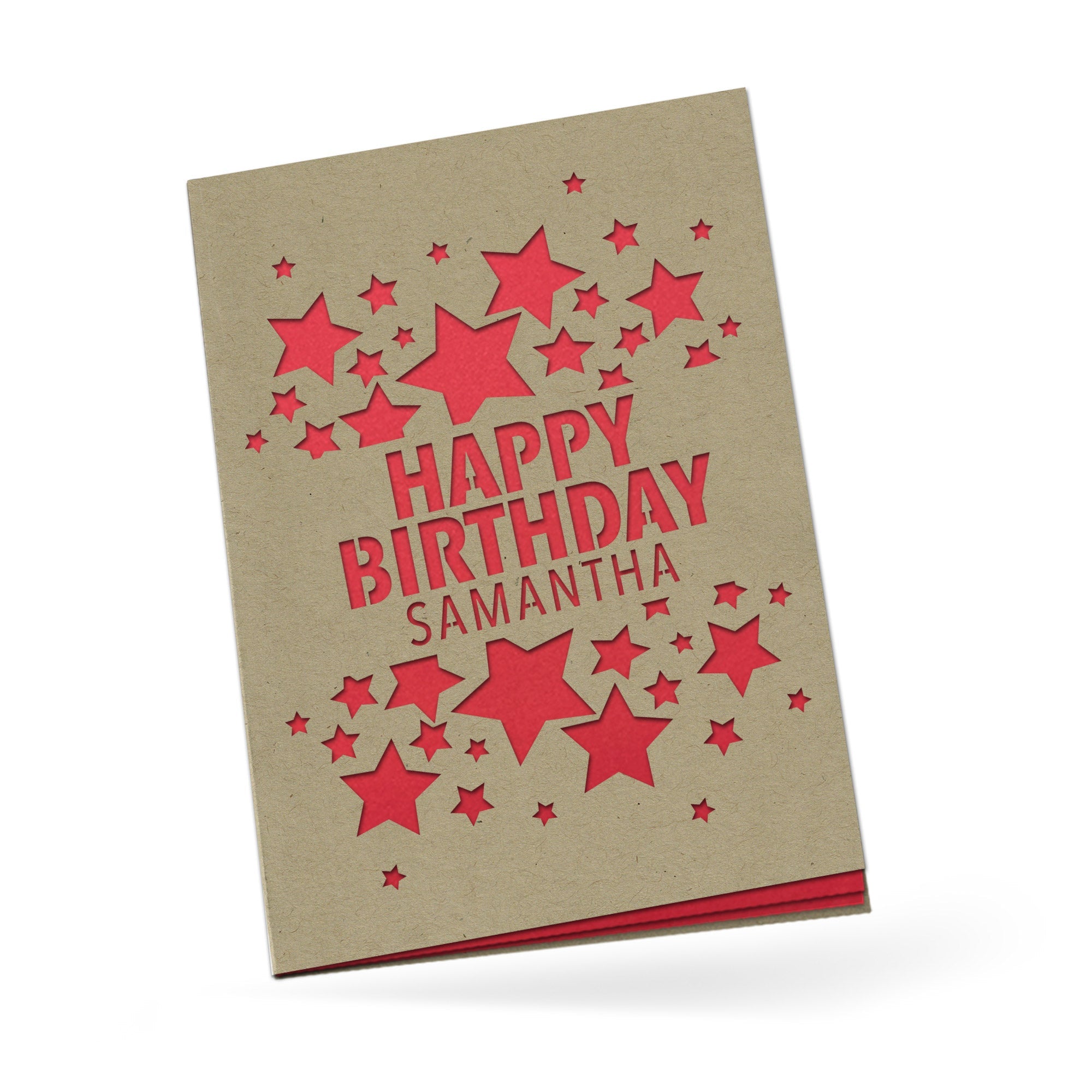 Personalized Greeting Card, Happy Birthday, A7-PCD-018-01 - Image 3