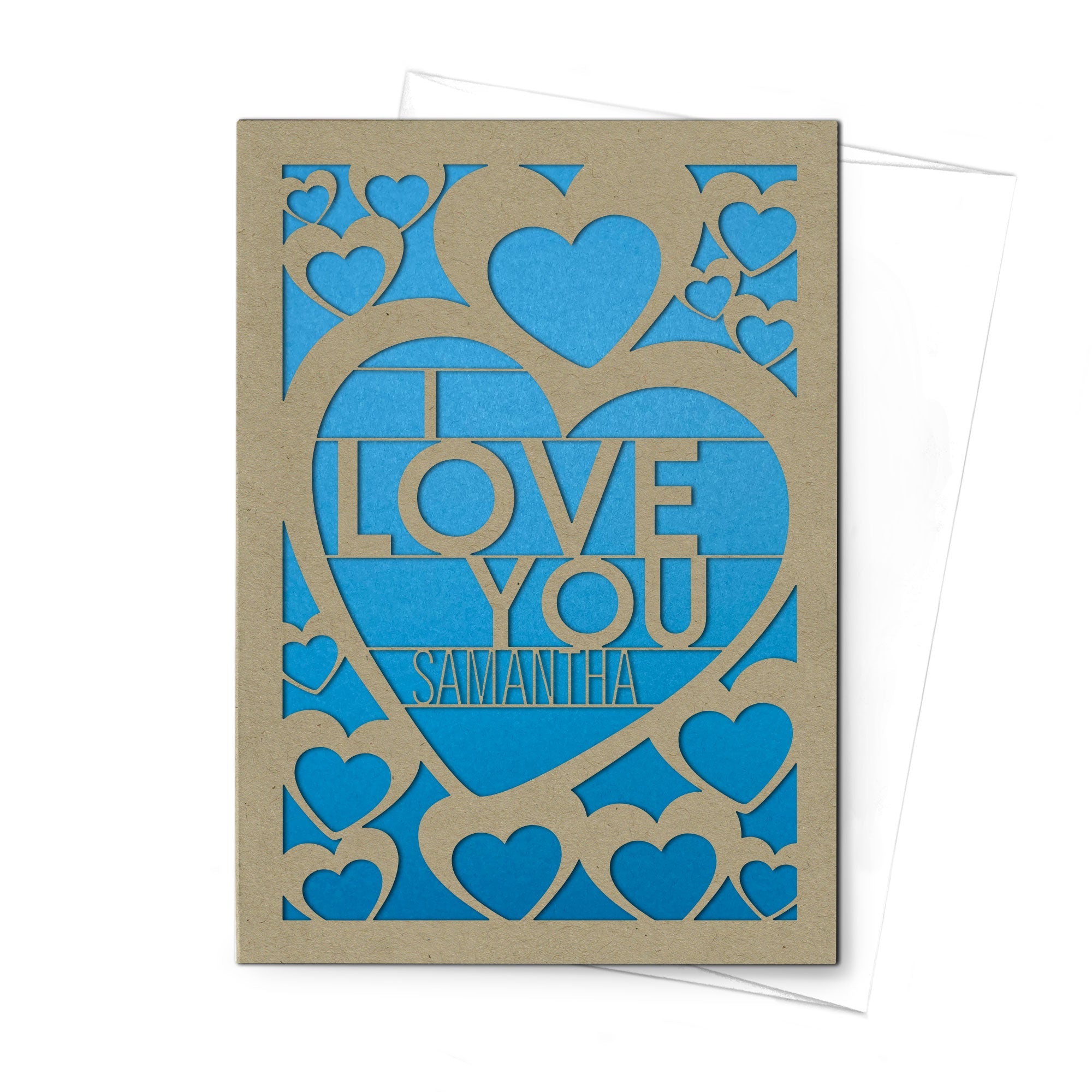 Personalized Greeting Card, I Love You, A7-PCD-015-01 - Image 5