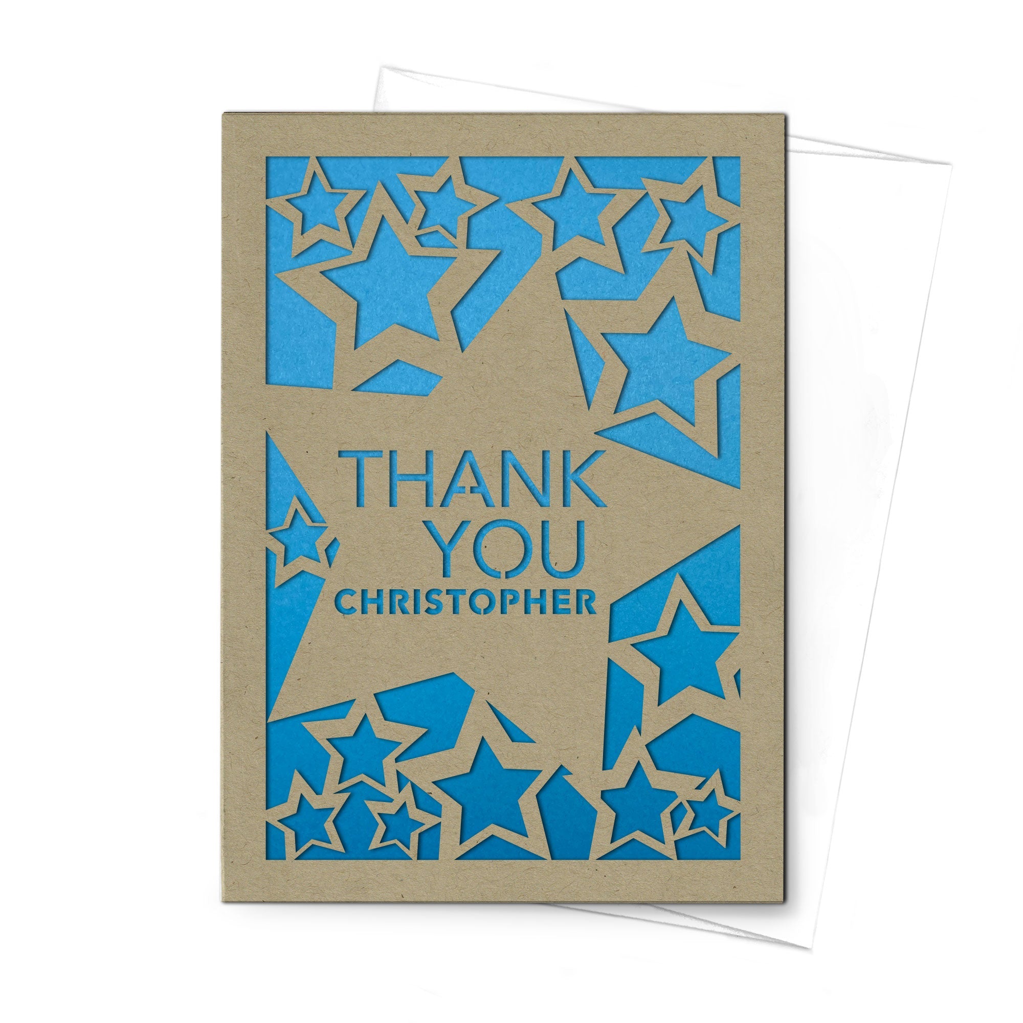 Personalized Greeting Card, Thank You, A7-PCD-004-01 - Image 4