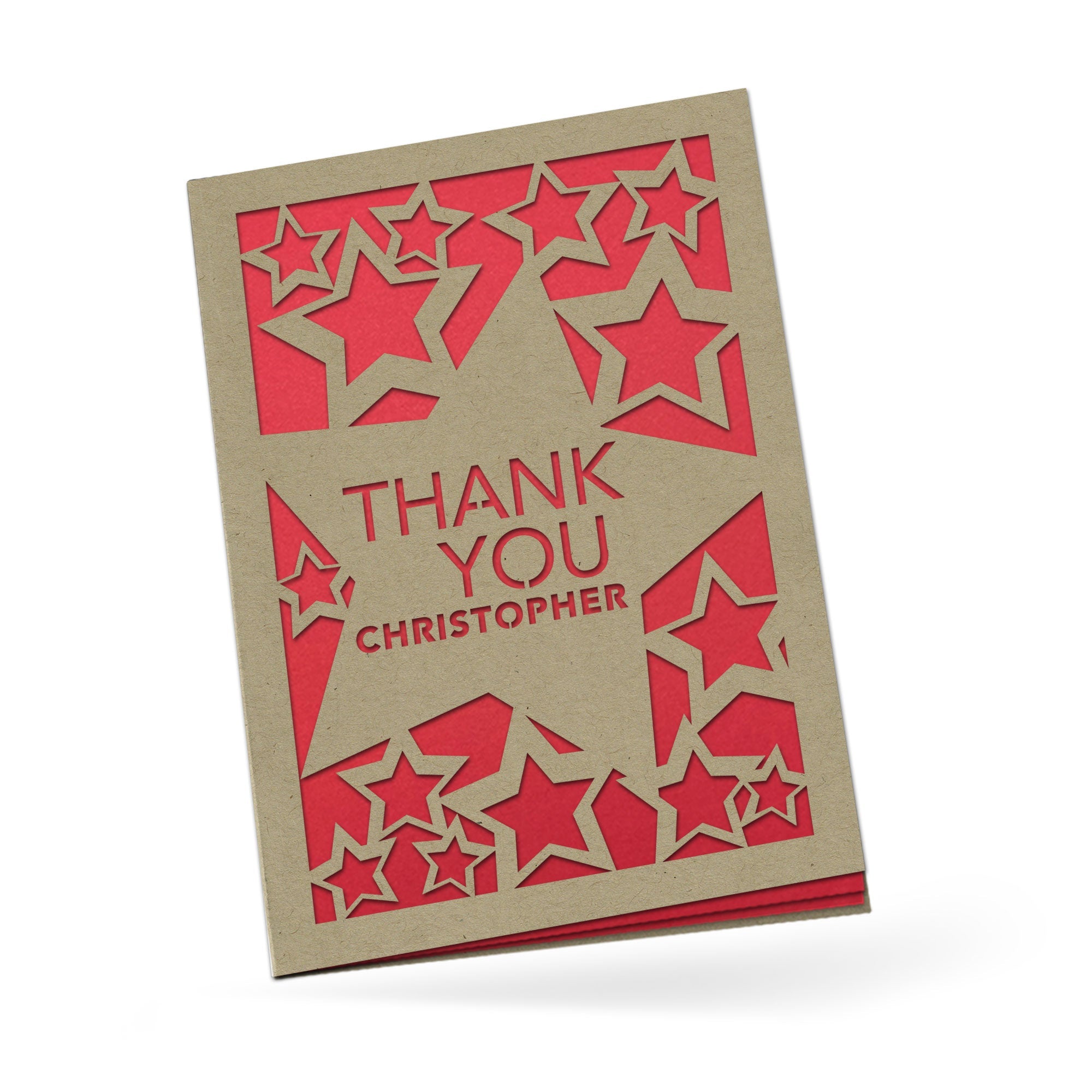 Personalized Greeting Card, Thank You, A7-PCD-004-01 - Image 2