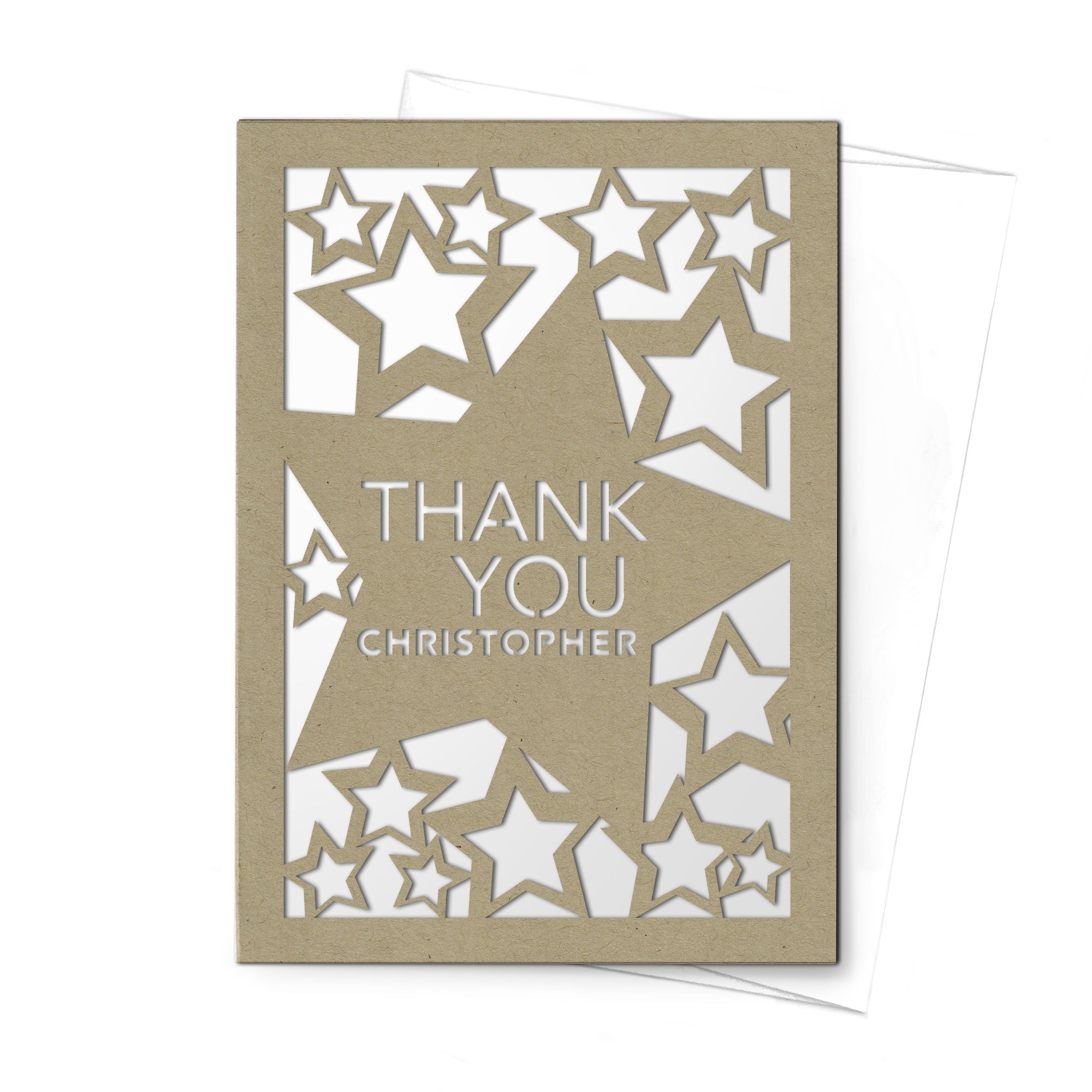 Personalized Greeting Card, Thank You, A7-PCD-004-01 - Image 3