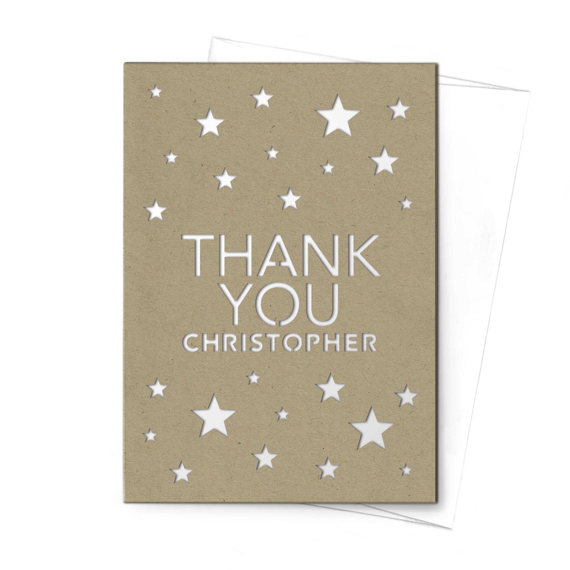 Personalized Greeting Card, Thank You, A7-PCD-007-01 - Image 4