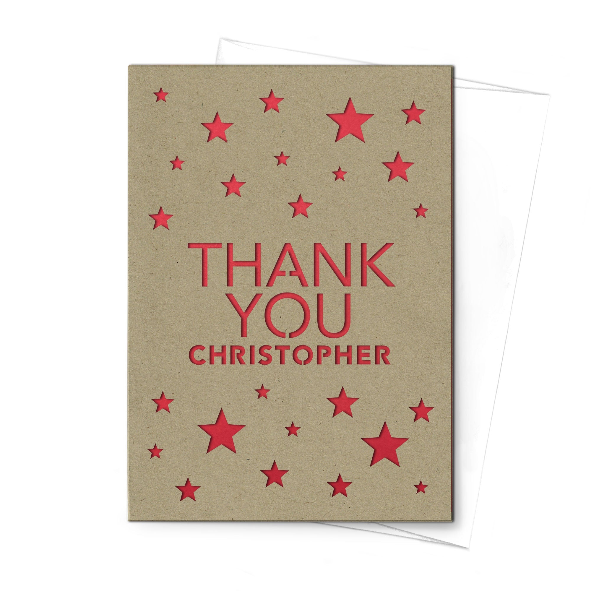 Personalized Greeting Card, Thank You, A7-PCD-007-01 - Image 5