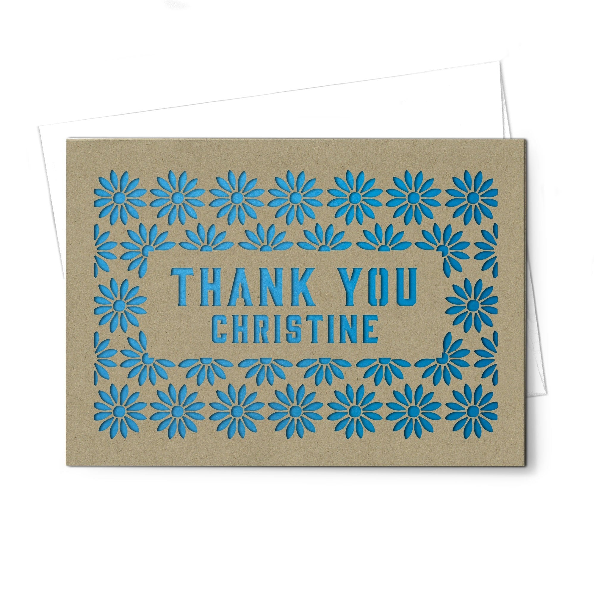 Personalized Greeting Card, Thank You, A7-PCD-012-01 - Image 2