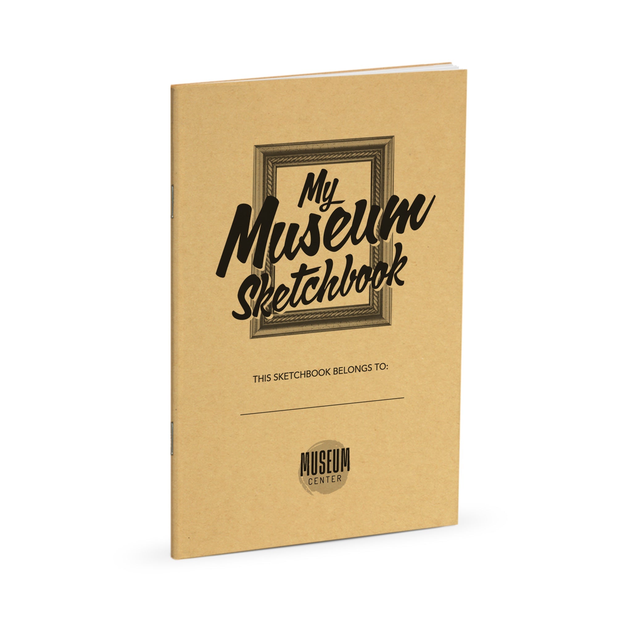 Sketchbook, My Museum Sketchbook, Standard Stapled Notebook, Add Your Logo - Image 5