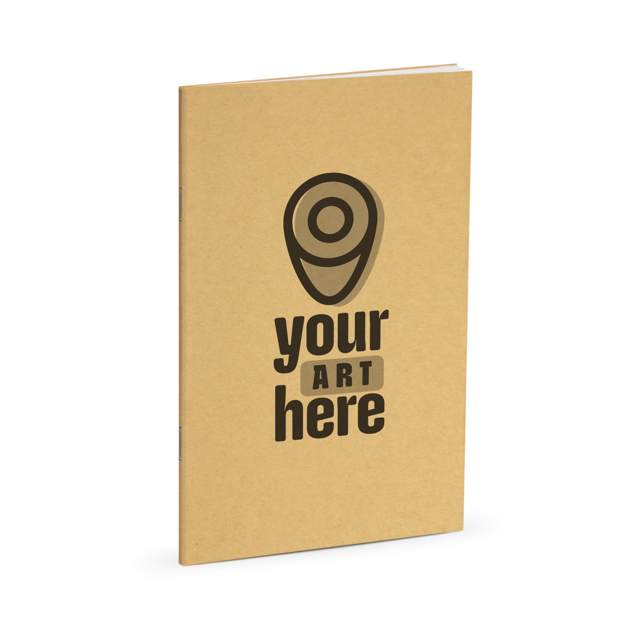 Standard Stapled Custom Notebook, Add Your Artwork or Logo - Image 2