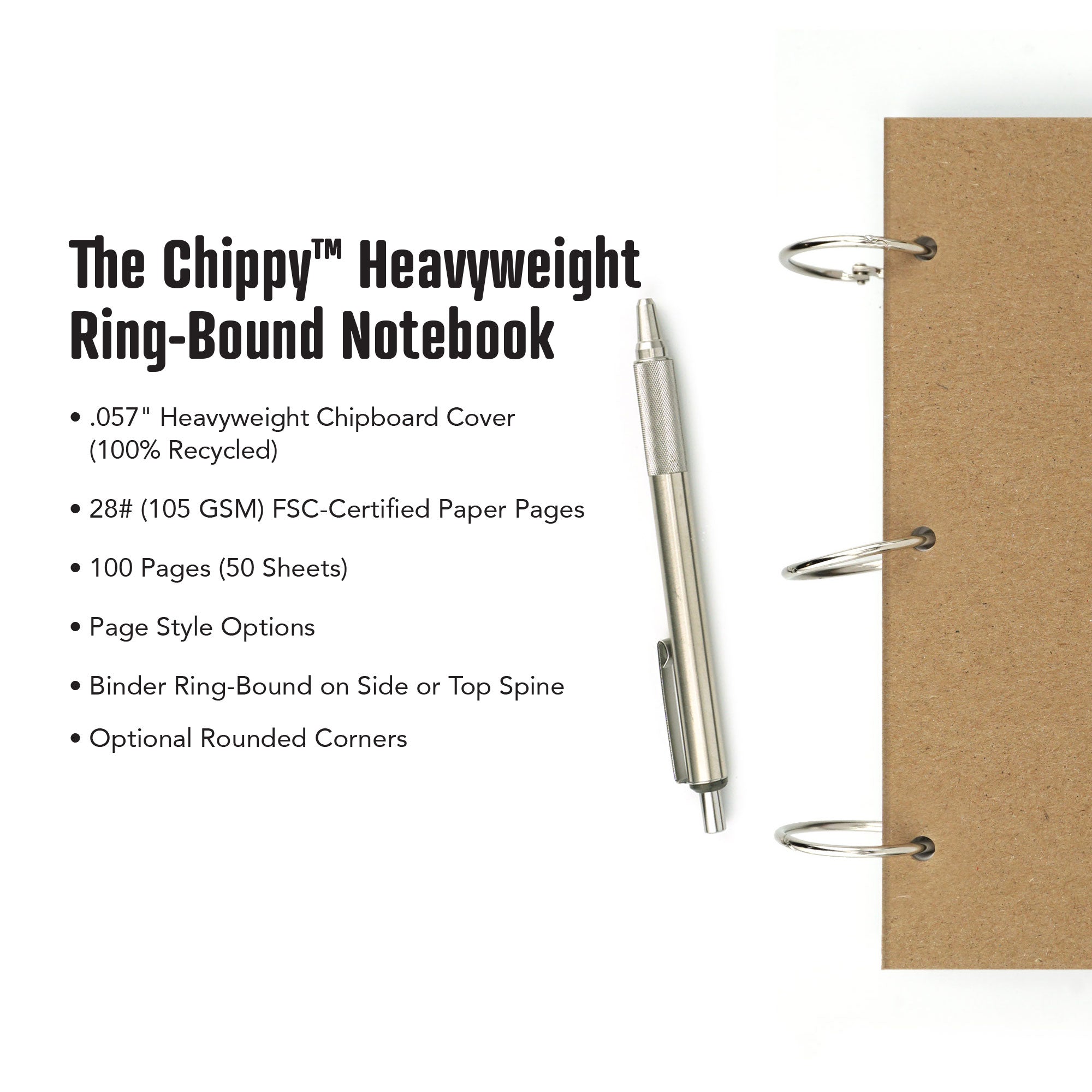The Chippy™ Heavyweight Ring-Bound Notebook - Image 5