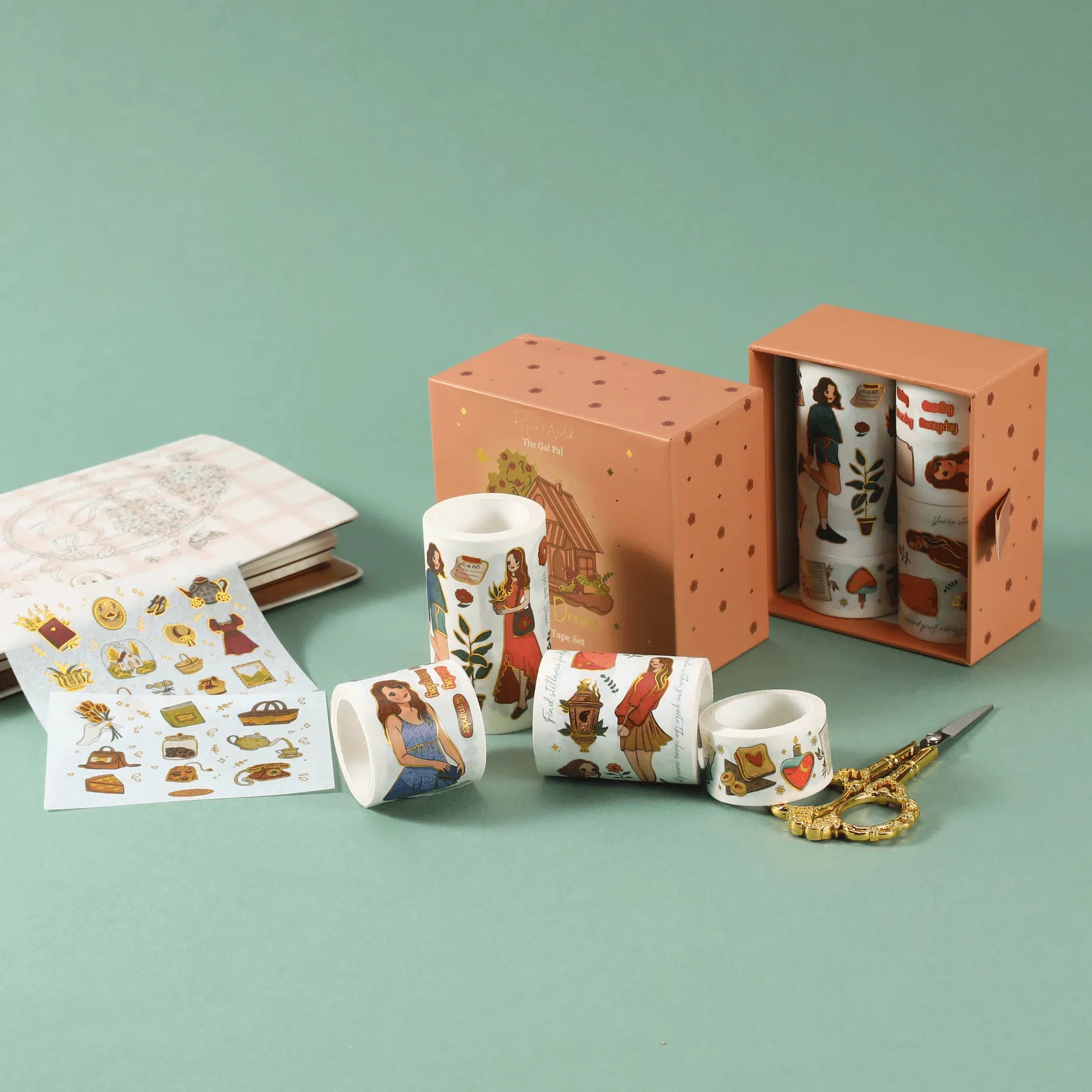 The Gal Pal 'Cottage Dream'  Washi Tape Set