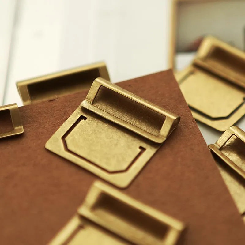 Brass Retro Bookmark