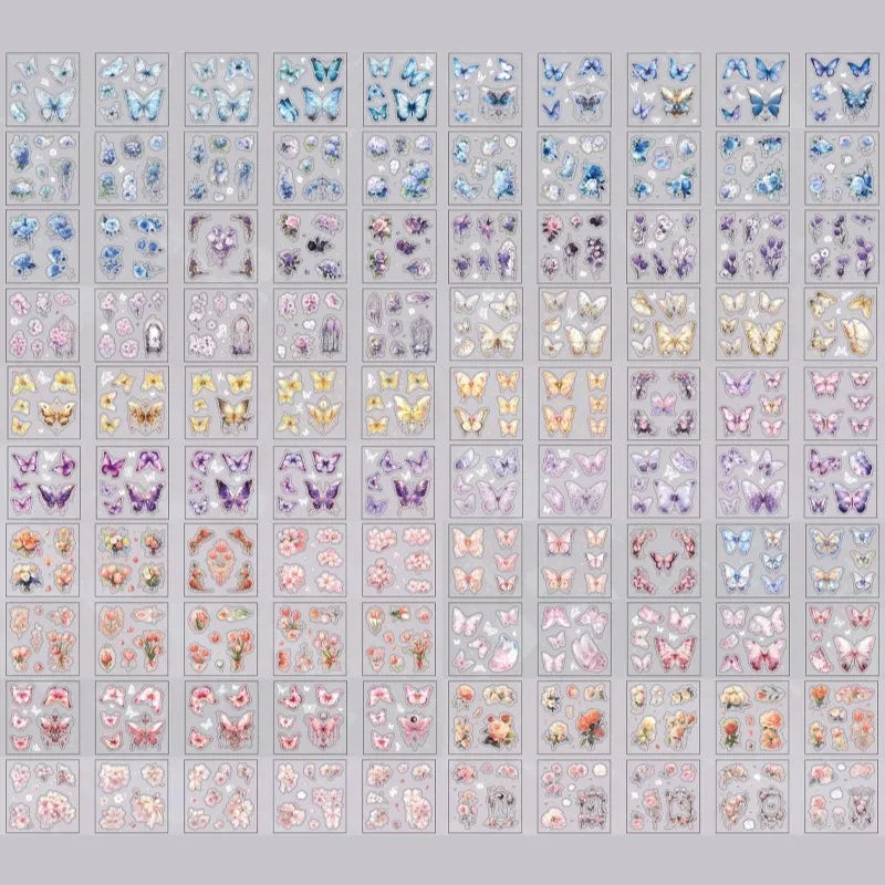 Holographic Fantasy Die-Cut Sticker Set