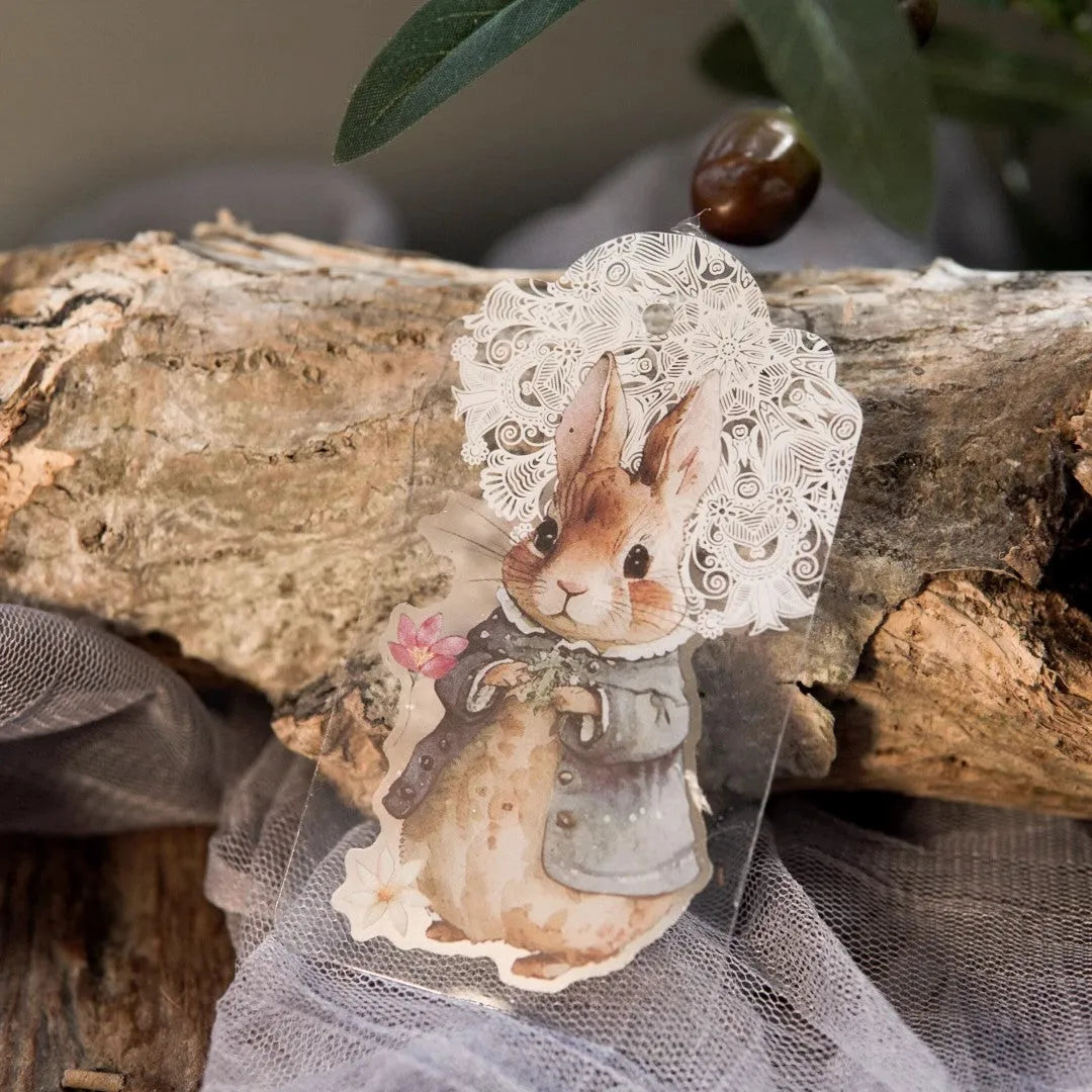 Springtime Woodland Rub-On Sticker