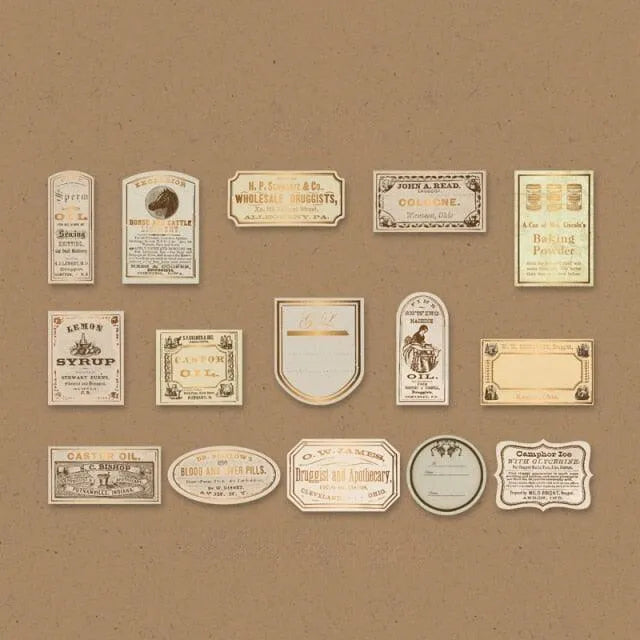 Label Sticker Set - 30 Pcs Adhesive Memo Pad Stickers