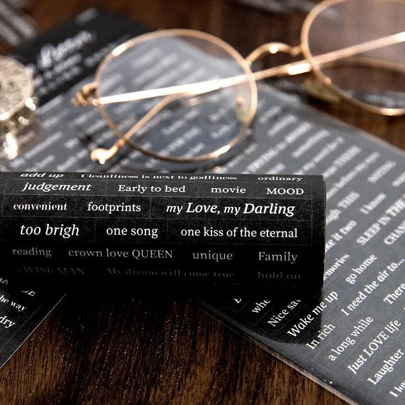 3 Sheet Pack of Adhesive Quotes