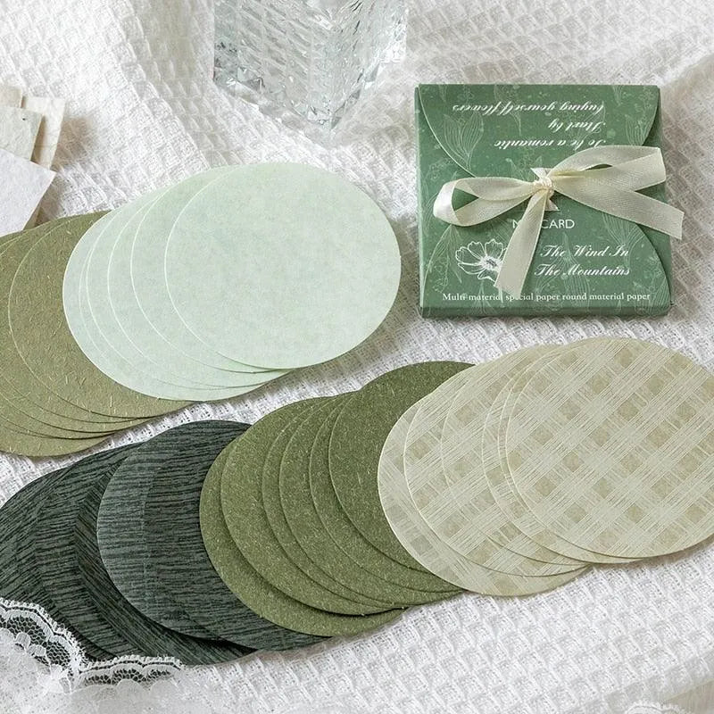 Round Aesthetic Paper Pack