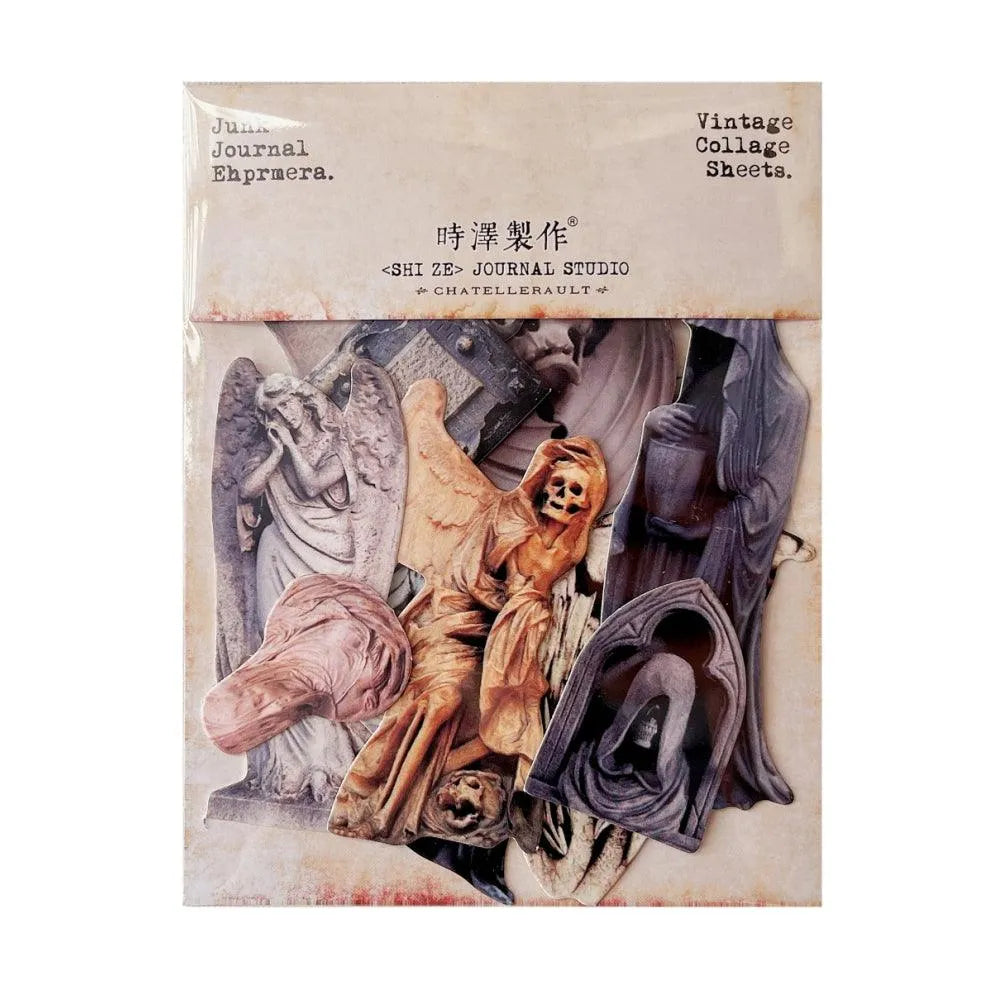 14Pcs Macabre Paper Cardstock