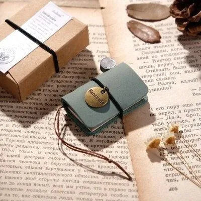 Handmade Leather Mini Notebook