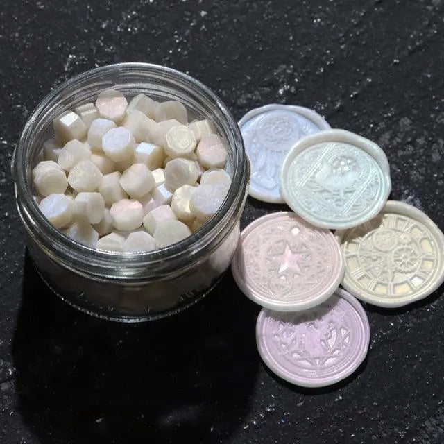 Pearl Wax Seal Beads